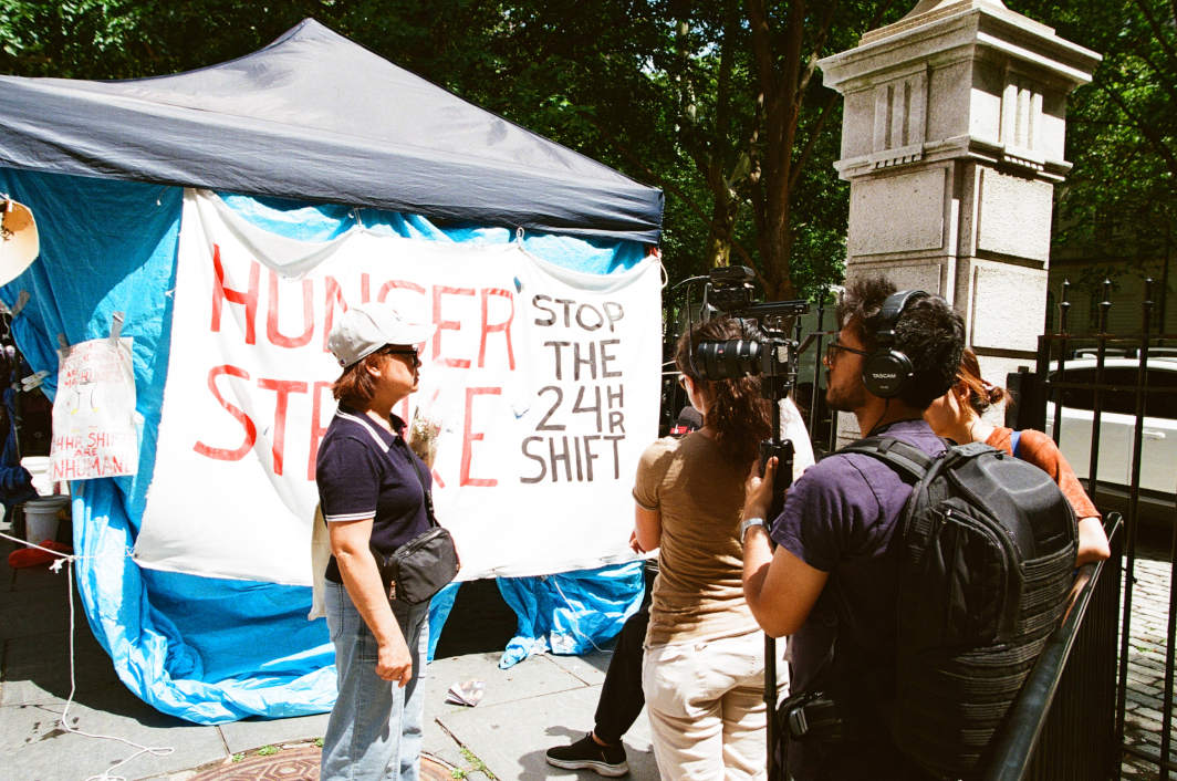 Hunger Strike to Pass Ban on 24 Hour Shifts