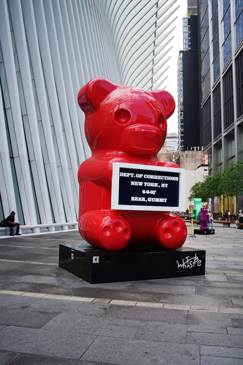 Vandal Gummy Bear – 15 Foot T-Rex Sculpture